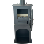 Verso 1 STAND Ретро камина на дърва с постамент 7 kW - Image 5
