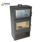 Verso Ava F INOX Камина на дърва с иноксова фурна 11 kW