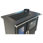 Verso CS Inox Ceramic Готварска печка на дърва 7.7 kW Десен комин - Image 3
