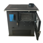Verso CS Inox Ceramic Готварска печка на дърва 7.7 kW Десен комин - Image 4
