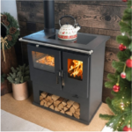 Verso CS Inox Ceramic Готварска печка на дърва 7.7 kW Ляв комин - Image 2