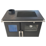 Verso CS Inox Ceramic Готварска печка на дърва 7.7 kW Ляв комин - Image 3