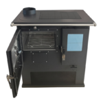 Verso CS Inox Ceramic Готварска печка на дърва 7.7 kW Ляв комин - Image 4