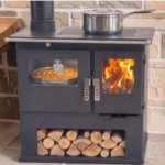 Verso CS Inox Готварска печка на дърва 7.7 kW с ляв комин - Image 2