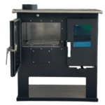 Verso CS Inox Готварска печка на дърва 7.7 kW с ляв комин - Image 3