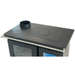 Verso CS Inox Готварска печка на дърва 7.7 kW с ляв комин - Image 4