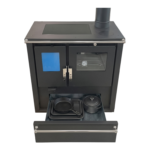 Verso CS Plus Ceramic Готварска печка на дърва 7.7 kW Десен комин - Image 4