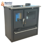 Verso CS Plus Ceramic Готварска печка на дърва 7.7 kW Десен комин