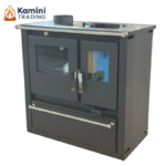 Verso CS Plus Ceramic Готварска печка на дърва 7.7 kW Ляв комин