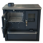 Verso CS Plus Inox Ceramic Готварска печка на дърва 7.7 kW L - Image 6