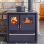 Verso CS Plus Inox Готварска печка на дърва 7.7 kW Десен комин - Image 2
