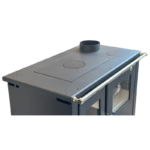 Verso CS Plus Inox Готварска печка на дърва 7.7 kW Десен комин - Image 5