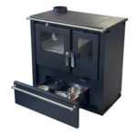 Verso CS Plus Inox Готварска печка на дърва 7.7 kW Ляв комин - Image 4