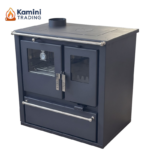 Verso CS Plus Inox Готварска печка на дърва 7.7 kW Ляв комин