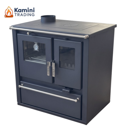 Verso CS Plus Inox Готварска печка на дърва 7.7 kW Ляв комин