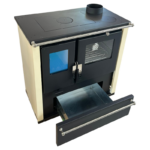 Verso CS Plus Inox Готварска печка на дърва 7.7 kW Слонова кост R - Image 3
