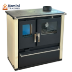 Verso CS Plus Inox Готварска печка на дърва 7.7 kW Слонова кост R