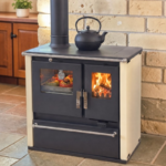 Verso CS Plus Inox Готварска печка на дърва 7.7 kW Слонова кост L - Image 2