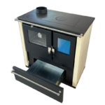 Verso CS Plus Inox Готварска печка на дърва 7.7 kW Слонова кост L - Image 3