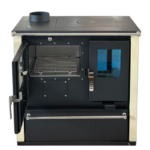 Verso CS Plus Inox Готварска печка на дърва 7.7 kW Слонова кост L - Image 6