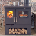 Verso CS Ceramic Готварска печка на дърва 7.7 kW Десен комин - Image 2