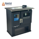 Verso CS Ceramic Готварска печка на дърва 7.7 kW Десен комин
