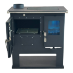 Verso CS Ceramic Готварска печка на дърва 7.7 kW Ляв комин - Image 4