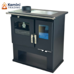 Verso CS Ceramic Готварска печка на дърва 7.7 kW Ляв комин