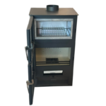 Verso F INOX Камина на дърва с фурна 9 kW - Image 3