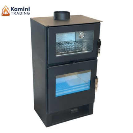 Verso F INOX Камина на дърва с фурна 9 kW
