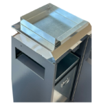 Verso Inox Кош за общ отпадък с пепелник 40 Л - Image 4