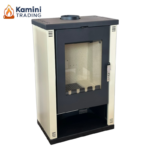 Verso Lheia Камина на дърва 7.5 kW Слонова кост