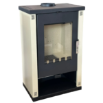 Verso Lheia Камина на дърва 7.5 kW Слонова кост