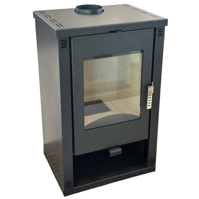 Verso Theia black-1 Verso Theia Камина на дърва 9 kW - Image 1