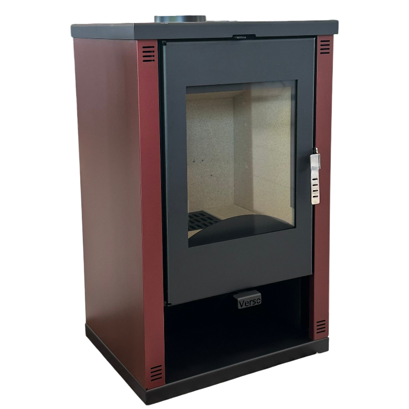 Verso Theia bordo-1 Verso Theia Камина на дърва 9 kW Бордо - Image 1