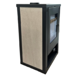 Verso Theia S CP Камина на дърва 9 kW Камък Слонова кост - Image 3