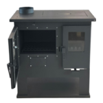 Verso CS Lite Готварска печка на дърва 7.7 kW Ляв комин - Image 3