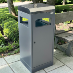 Verso Inox Кош за общ отпадък с пепелник 90 Л - Image 2