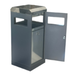 Verso Inox Кош за общ отпадък с пепелник 90 Л - Image 3