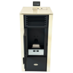 Verso VPBS 10 Пелетна камина с въздушна риза 10 kW Слонова кост - Image 4