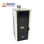 Verso VPBS 10 Пелетна камина с въздушна риза 10 kW Слонова кост