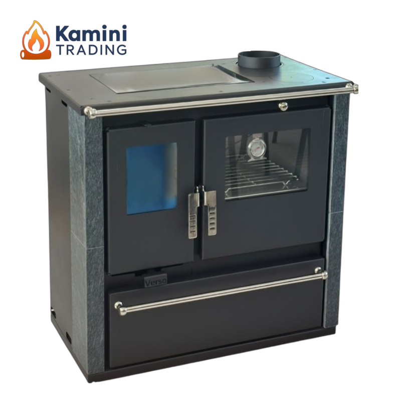 Verso CS PLUS S SP Inox Ceramic тъмно сиво-лого Verso CS PLUS S SP Inox Ceramic Камък Тъмно сиво 7.7 kW - Image 1