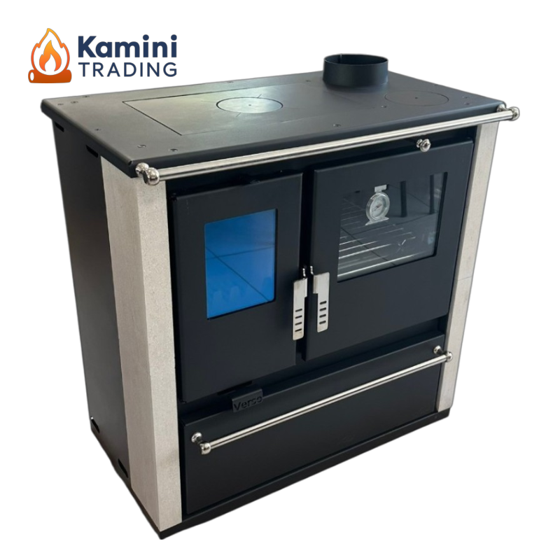 Verso CS PLUS S SP Inox камък Слонова кост-лого Verso CS PLUS S CP Inox каменна облицовка Слонова кост 7.7 kW - Image 1