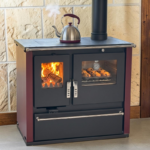 Verso CS Plus Inox Готварска печка 7.7 kW Бордо Десен комин - Image 2