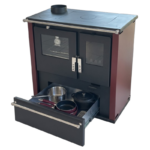 Verso CS Plus Inox Готварска печка 7.7 kW Бордо Ляв комин - Image 5
