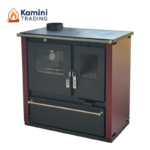 Verso CS Plus Inox Готварска печка 7.7 kW Бордо Ляв комин