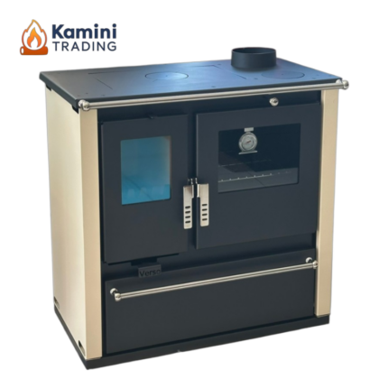 Verso CS Plus Готварска печка 7.7 kW Слонова кост Десен комин