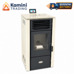 Verso VPBS 10 Пелетна камина с въздушна риза 10 kW Слонова кост