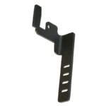 Лява дръжка INOX за камини на дърва Verso Черна - Image 3