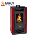Камина на дърва Prity K3 GT D 8.1 kW Бордо